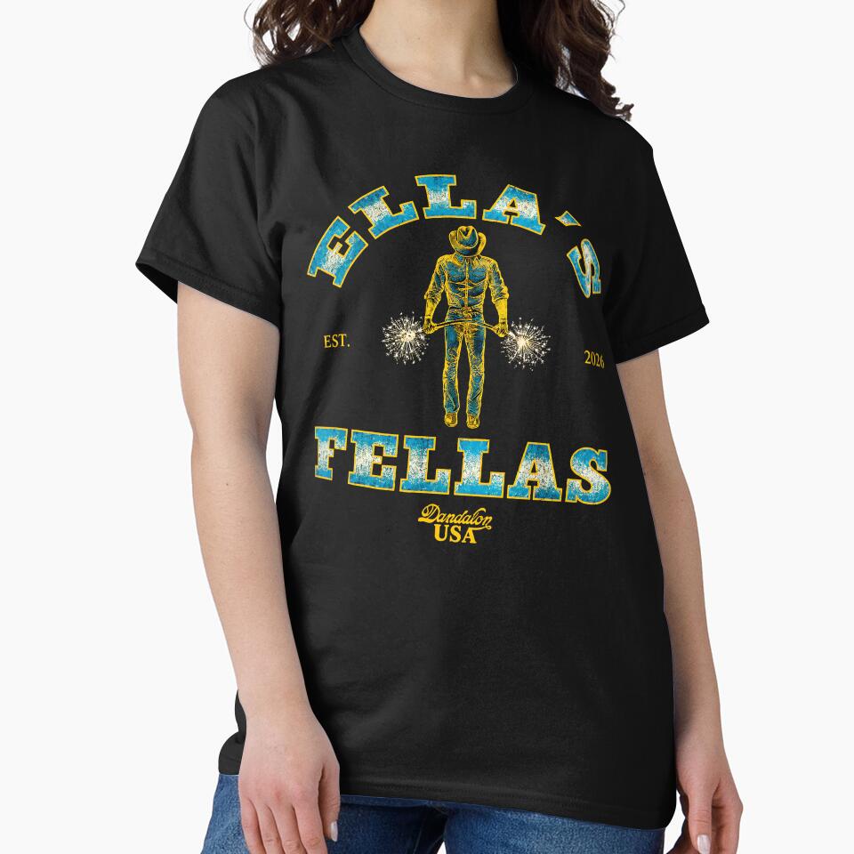 Ellas Fellas 2026 Cowboy Vintage Classic T-Shirt