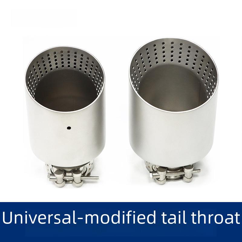 Универсальный матовый сетчатый глушитель из нержавеющей стали для модификации выхлопной трубы автомобиля Golf GTI Tail Throat - идеальная посадка