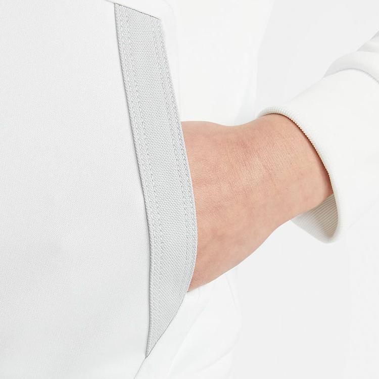 Nike Повседневный спортивный костюм Без капюшона Воротник-стойка Молния до середины груди Печать логотипа бренда Карман спереди Длинный рукав Толстовка с эластичной резинкой на талии Детская толстовка DA1410-097