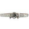 Popular Skull Buckle Belt for Adult Rhinestones Rivet Belt All Matching Blingbling Western Belt for Daily and Club