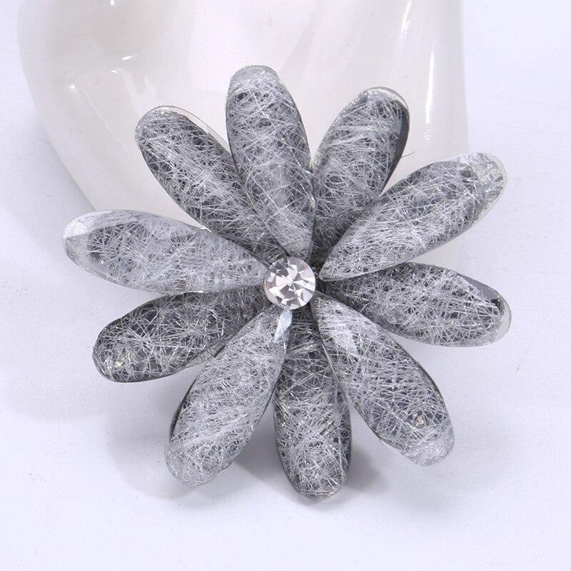 Blucome Новейшие блестящие броши со стразами и цветами для женщин и девочек, костюм, сумка, шарф, булавки для корсажа, ювелирные аксессуары, подарки