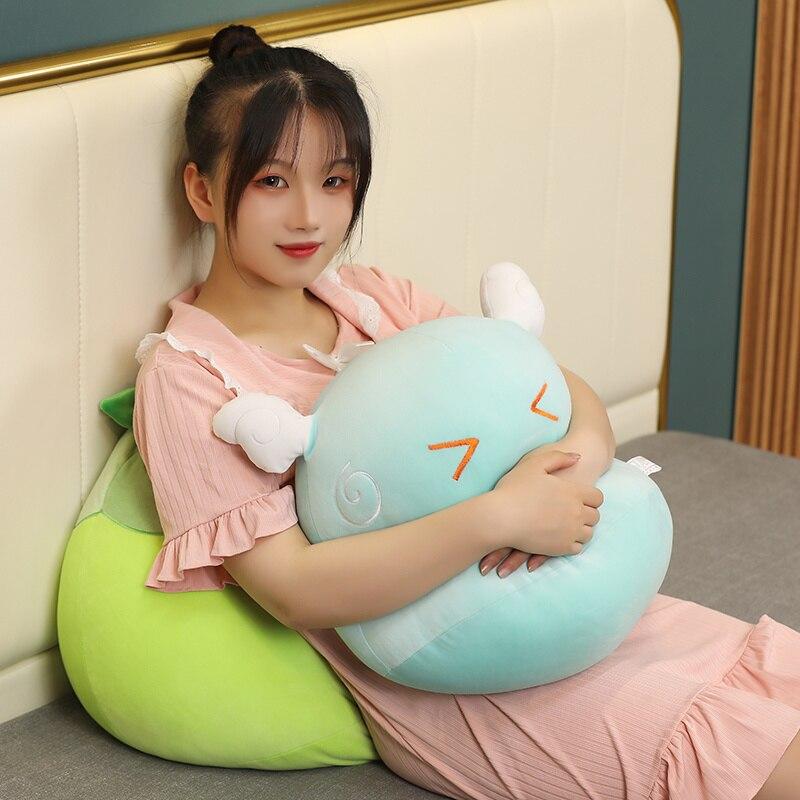 30 /40 /50cm New Kawaii Plush Genshin Impact Pillow Cute Slime Elemental Peluche Toys Stuffed Soft Game Dolls Cushion Kids Gifts