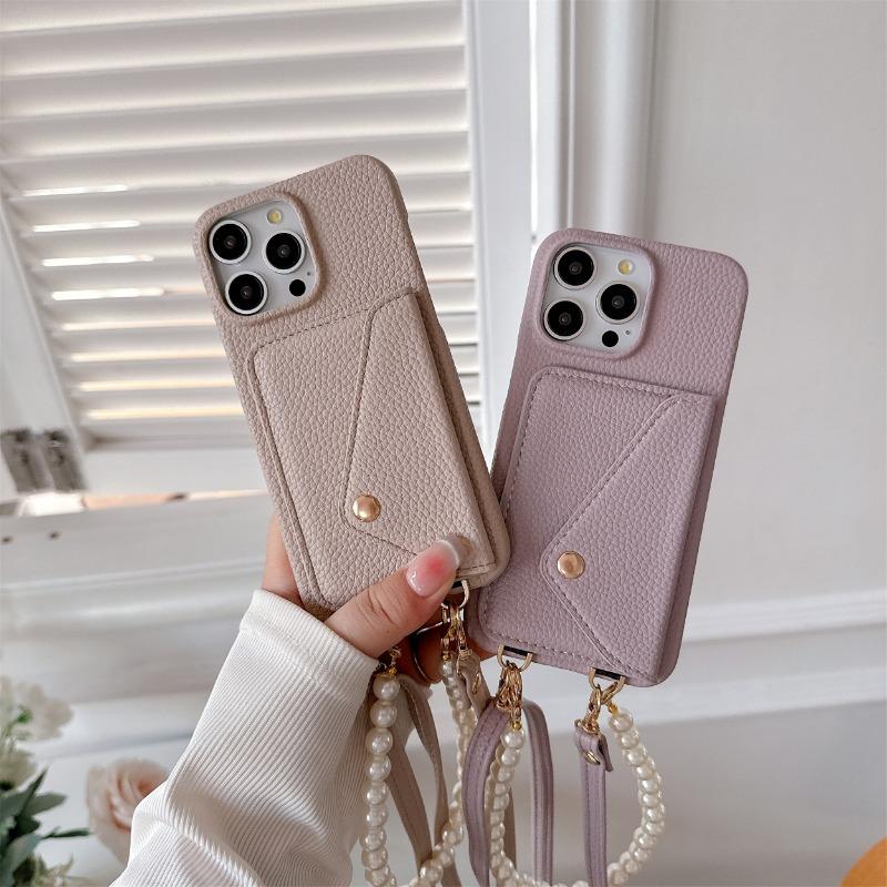 Чехол для телефона с ремешком через плечо для IPhone 13 12 Mini 15 14 Plus 11 Pro Max, кошелек с держателем для карт, кожаный защитный чехол