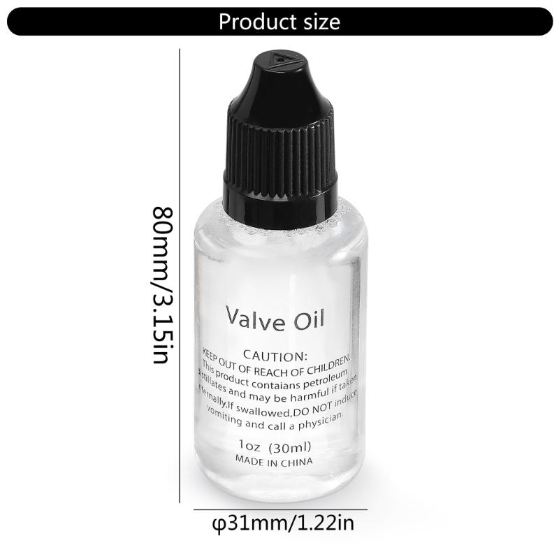 1/2/12Pcs 30ml Valves Lubricants Piston Oil Valves Lubricating Oil for Saxophone Clarinet Trumpet Horn Easy to Use