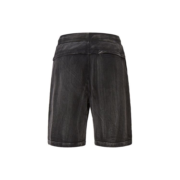 Evisu Шорты SS22 с эффектом потертости Мужские шорты Черные 2ESGNM2ST339LFCT