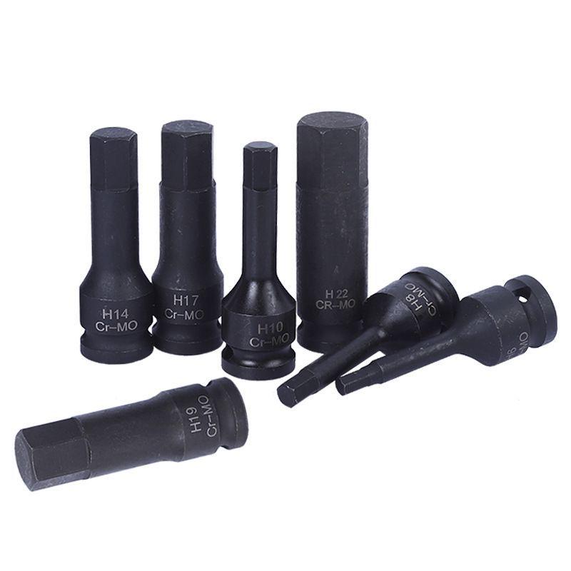 Набор пневматических шестигранных головок Golden Lion: 1/2" Большой интегрированный удлинительный ключ с летающим наконечником