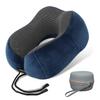 Подушка для шеи и дорожная подушка-пуля для шеи и памяти и включает обновленный ящик для хранения, самолеты, автомобили, поезда, U-образная для шеи, пена, портативная,