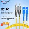 Boyang Telecom Grade Single Mode FC Fiber Optic Patch Cable