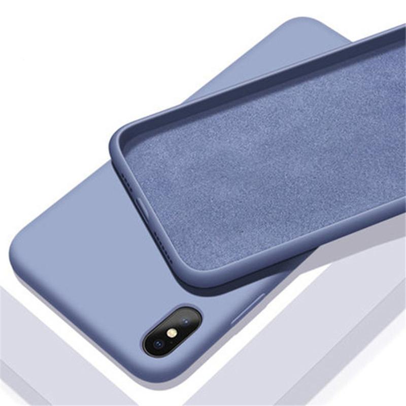 Soft Liquid Silicone Phone Case For OPPO A72 K7 A5 A9 2020 A52 A31 A33 A73 A15 A35 Realme C11 C12 C15 5 5i 5S C3 6 7 7i 6i 8 Pro X50 Protection Cover