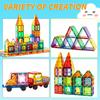 HannaBlock 110-Pcs Magnetic Building Blocks, Magnetic Toys for Kids, Educational Toys, Birthday Gifts, Christmas Gifts