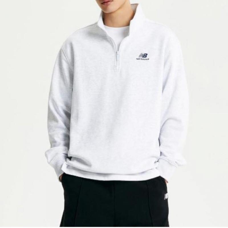 New BalaNce Half Club New BalaNce New BalaNce UNiversal EsseNtial Blim Zip Up Semi Overfit Sweatshirt N