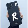 For OPPO F17 Oppo F17 Pro Case Oppo A73 A93 Reno 4F Back Cover TPU Silicon Lucky Initial Letter Couples Phone Bumper Soft Case