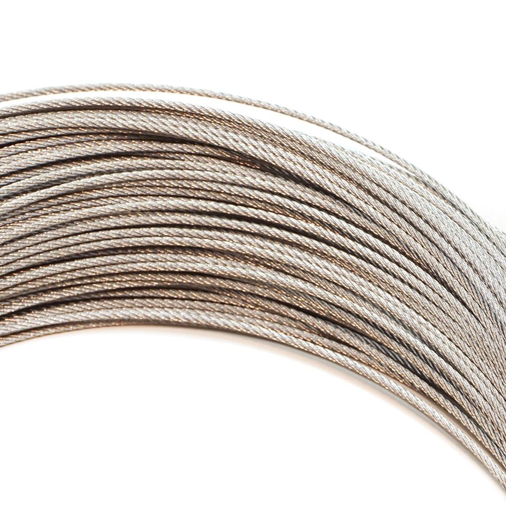 EWR5472 Диаметр прочного оцинкованного стального троса: Длина 1,5 мм : 100-метровые нити 7x7 для ремонта регулятора стеклоподъемника автомобиля