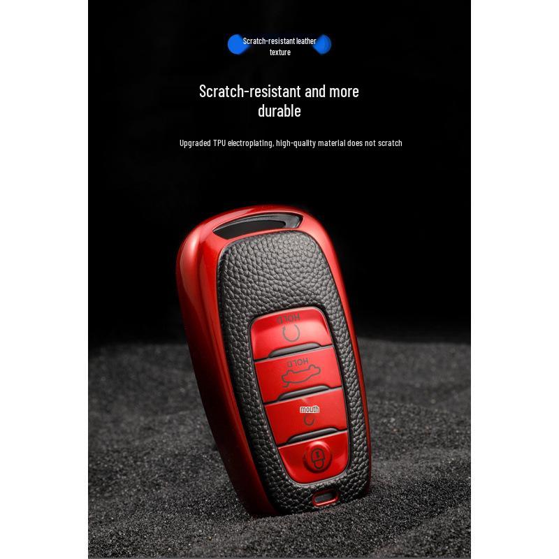 High-Grade Drop-Proof Car Key Shell for Hongqi H5 & E-HS9 - Unisex 2022 Edition