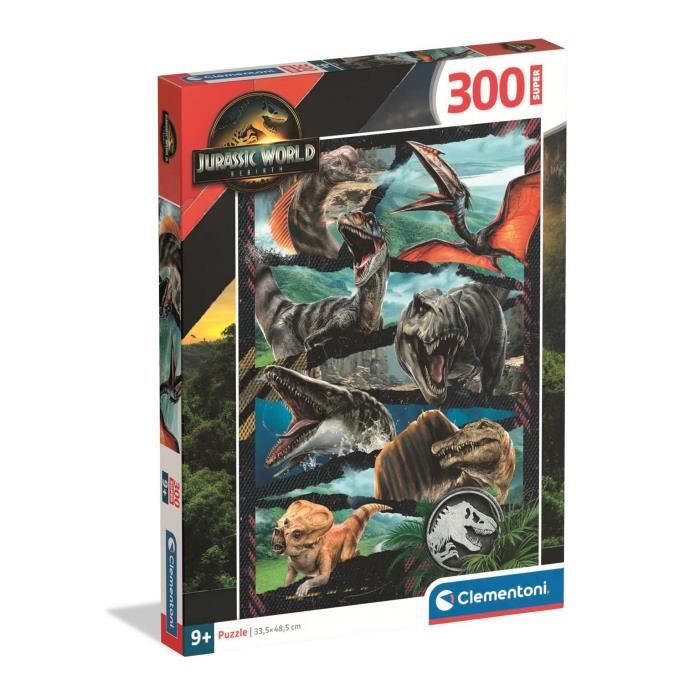 CLEMENTONI - 300 pièces Super - Jurassic World, Renaissance