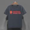 Arsenal Dark Grey Football T‑shirt Premium Cotton