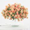 1PC Artificial Flowers Silk Flower Carnation Bridal Bouquet In Vase On Wedding Table Home Indoor Decoration Fake Plant