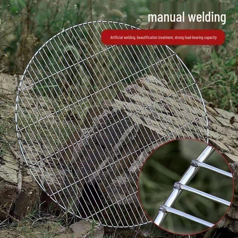 Круглая Утолщенная Нержавеющая Сталь Сетка для Барбекю и Пароварка