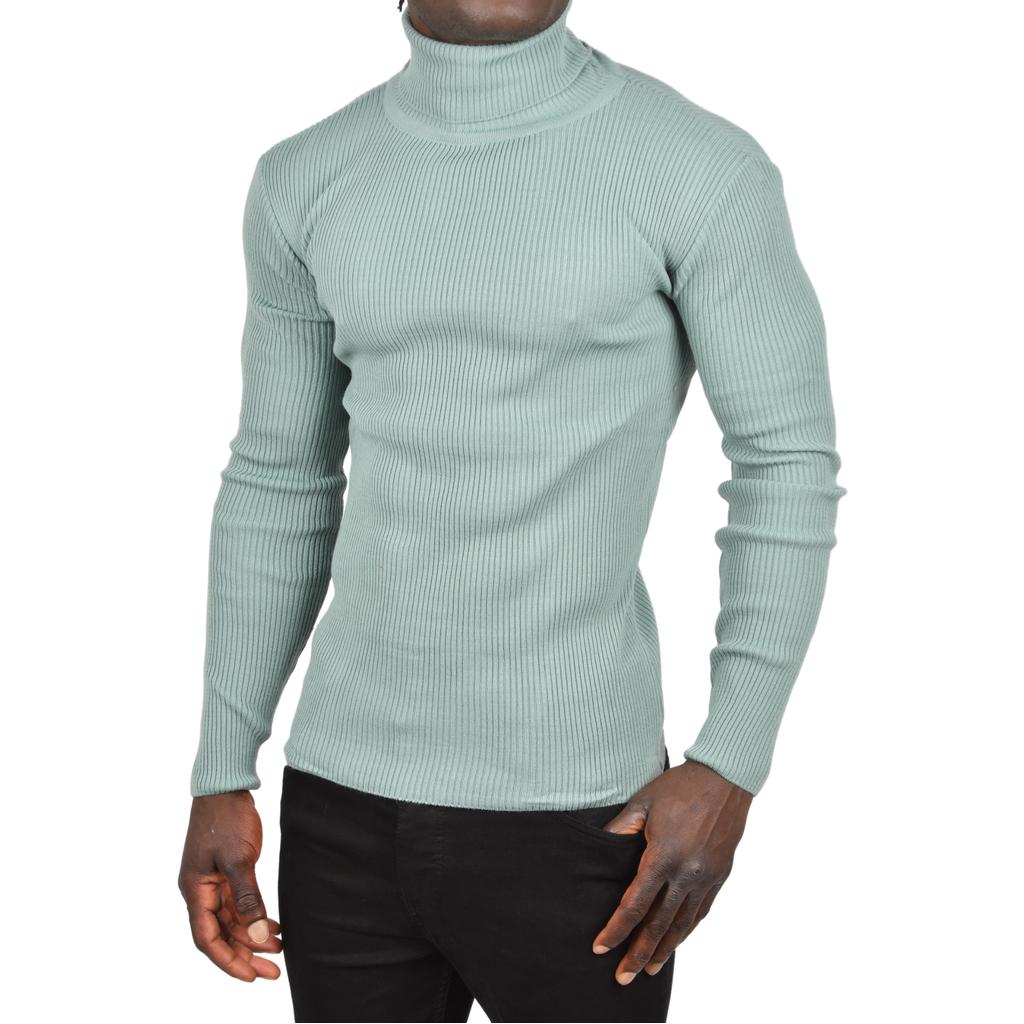 DeepSEA Тонкий ребристый трикотаж с высоким воротником и защитой от катышков с высоким воротником 2505498