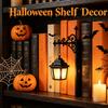 Vintage Bookshelf Lantern Warm White Light Bookshelf Ghost Light Library Mini Bookshelf LED Lamp Book Nook Decor Reading Gift