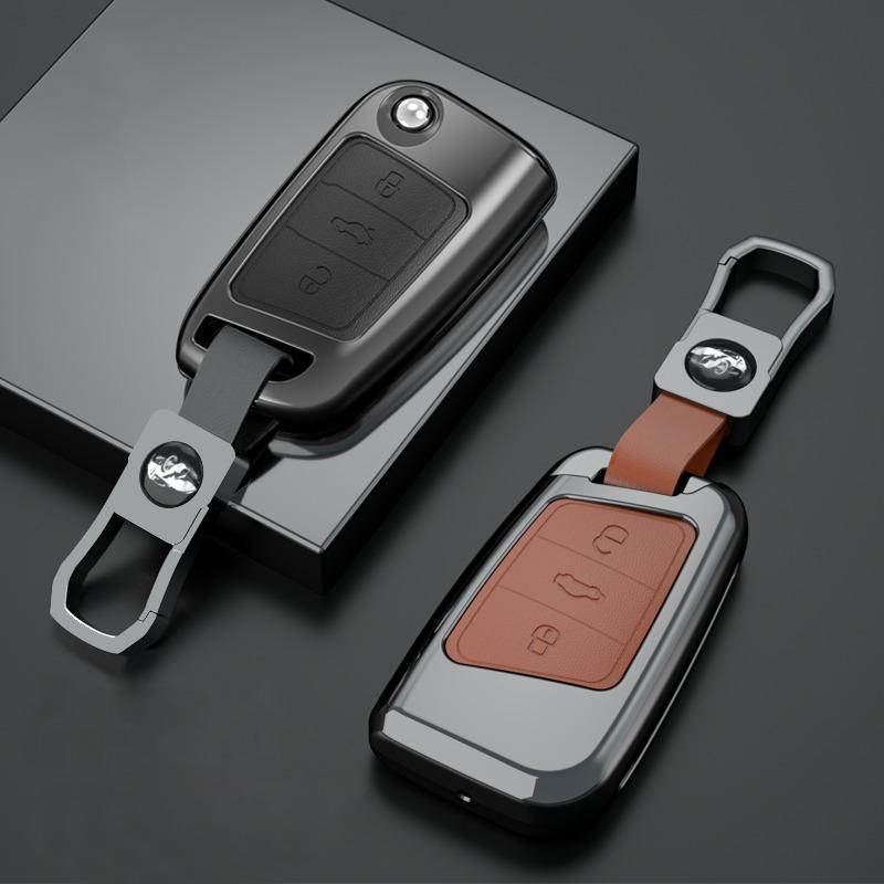 Чехол для ключей из цинкового сплава для VW Volkswagen Magotan Passat B8 Skoda Superb Kodiaq A7, защитный чехол с дистанционным управлением без ключа