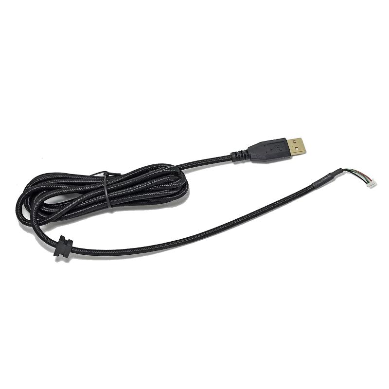 Позолоченный прочный нейлоновый плетеный USB-кабель для клавиатуры, сменный провод для клавиатуры RazerBlackWidow X Chroma