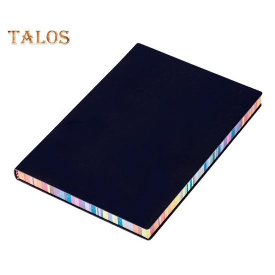 Блокнот А5 с утолщенными краями цвета радуги, обложка из искусственной кожи, прочный переплет, четкая линия печати, гладкое письмо, 100/200 страниц, офис, бизнес-студенты