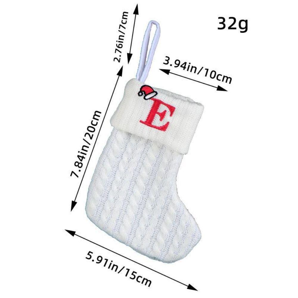 Christmas Socks Christmas Socks Alphabet Christmas Tree Pendant  Christmas Tree