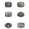 Bull Skull Shape Belt Buckle Adult Unisex Clothing Accessories Western Cowboy Buckle for Adult Waist Belt DIY Supplies