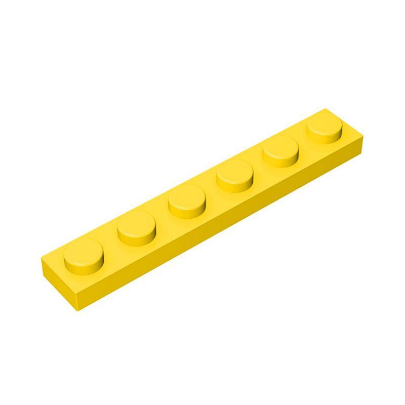 MOC 10 шт. 3666 1x6 Пластина Строительные Блоки Набор Высокотехнологичная Плата Дом Кирпичики Частицы DIY Идея Игрушки Детский День Рождения Подарки для Детей