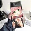 Anime S-Spy Family Anya Cases For Samsung Galaxy Z Flip 4 5 6 7 3 Z Flip7 Flip6 Flip4 Flip5 Flip3 5G Hard Shockproof Fundas Cove