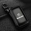 1 шт. Кожаная эмблема Чехол для ключей автомобиля Брелок Молния Сумка для ключей Для Suzuki Grand Swift Jimny Vitara Baleno SX4 XL-7 GW250 Аксессуары