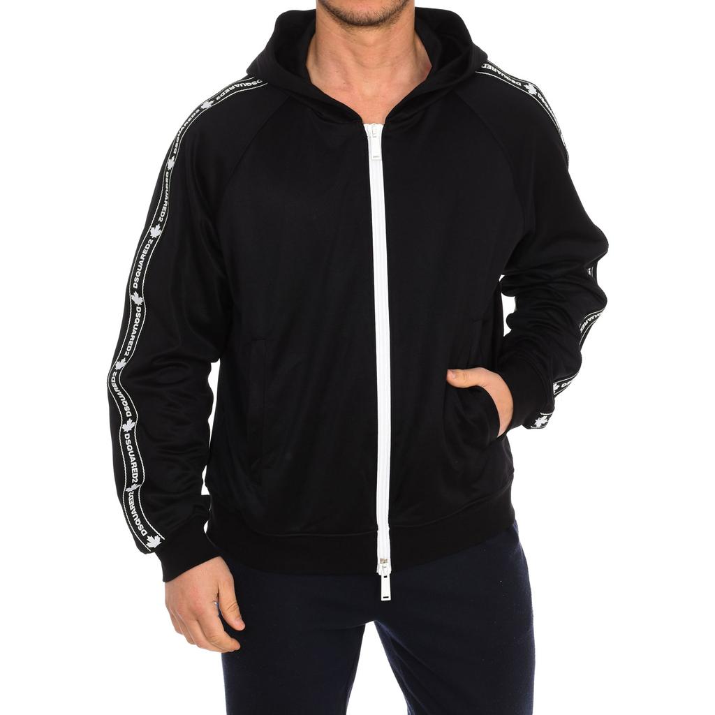 Мужская спортивная толстовка на молнии с капюшоном S74HG0103-S23686