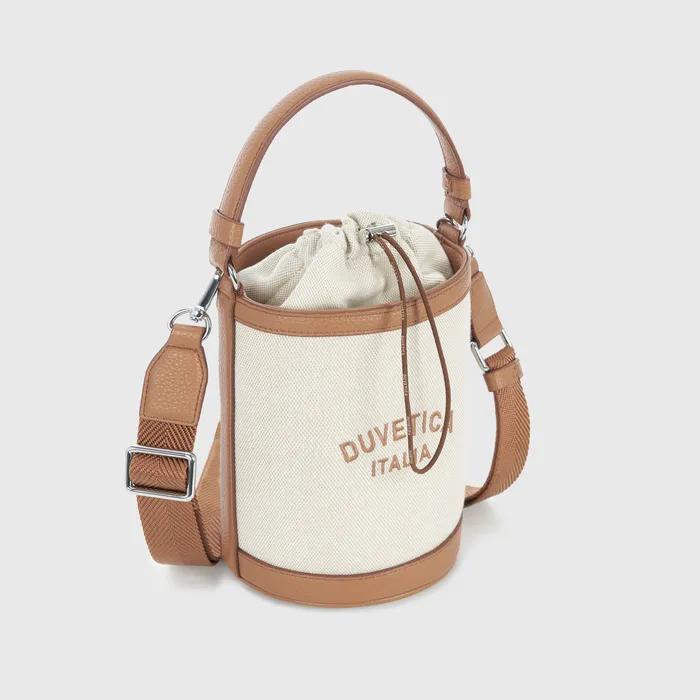 Saviano Canvas (Dark Beige) (Women's Crossbody Bag) VDCR1725N-BGD