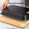 Жаровня для индейки 15 дюймов, включая V-образную решетку, противень для запекания из углеродистой стали, посуда для выпечки на День благодарения, Рождество