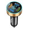 66W 4 USB Car Charger Digital Display Fast Charging Mobile Phone Car Adapter Quick Charge 3.0 For iphone Xiaomi Huawei Samsung