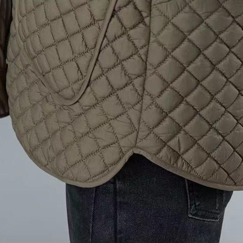 Women's Light Short Jacket Middle-aged Hooded Simple Leisure Jacket