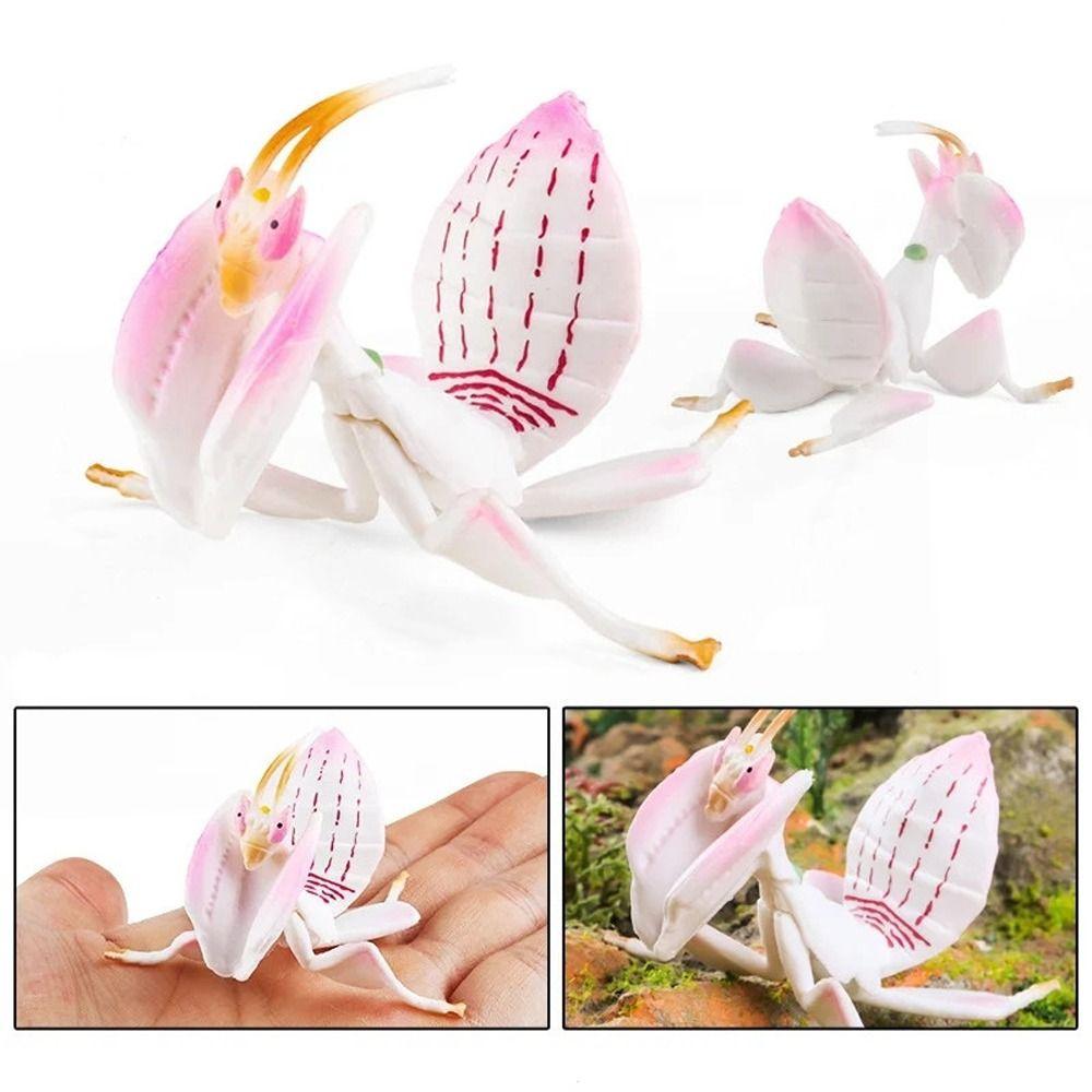 Miniature Mantis Figurine Ornaments Praying Mantis Models Garden Decor Simulated Insect  Kids Gift