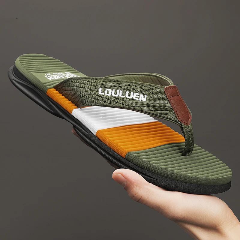 Летние легкие мужские шлепанцы мужские пляжные тапочки домашние шлепанцы Chanclas De Hombre Playa домашние шлепанцы цветные шлепанцы соответствующие мокасины