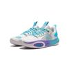 Li-Ning Young  Cloud Non-Slip Shock Absorbing Lightweight Rebound Basketball Shoes Kids Sneakers White Blue YKBT034-1