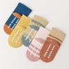 Newborn Plush Sock Autumn Winter Warm Kids Middle Tube Socks  Anti-Cold Baby Footwear Cute Cartoon Children Socks