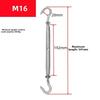 304 Stainless Steel CC Close Type Turnbuckle Adjustable Turnbuckle Tightener  Outdoor Hardware