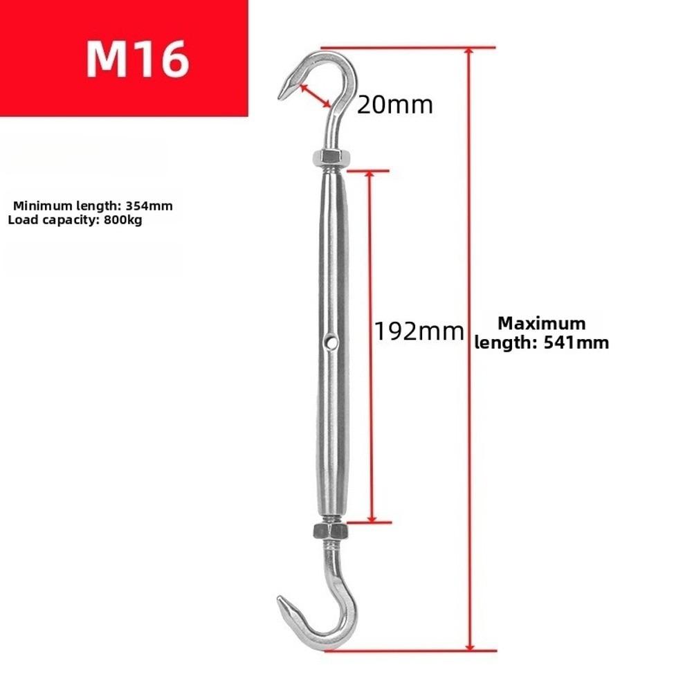 304 Stainless Steel CC Close Type Turnbuckle Adjustable Turnbuckle Tightener  Outdoor Hardware