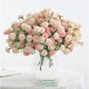 20-Branch Simulated Carnations Artificial Flowers Tassels Silk Plastic Realistic Carnation for Bouquet Home Decor
