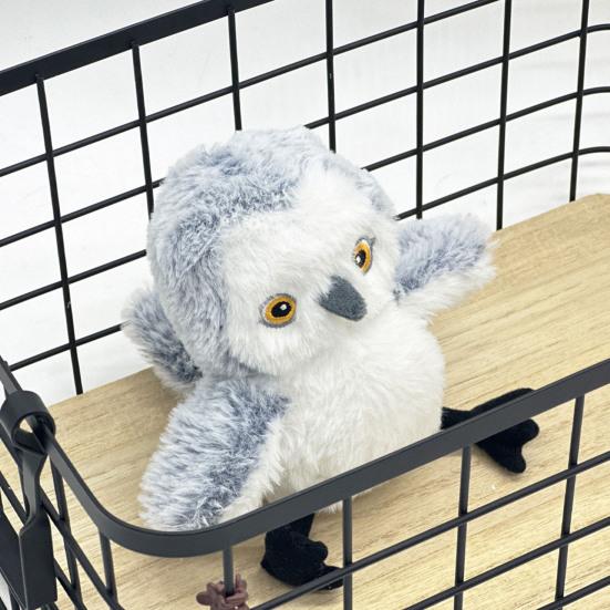 Игрушка для кошек Yousheng Chirping Bird, интерактивная автоматическая игрушка-пищалка для домашних кошек, плюшевая щебечущая птица с перьевым хвостом