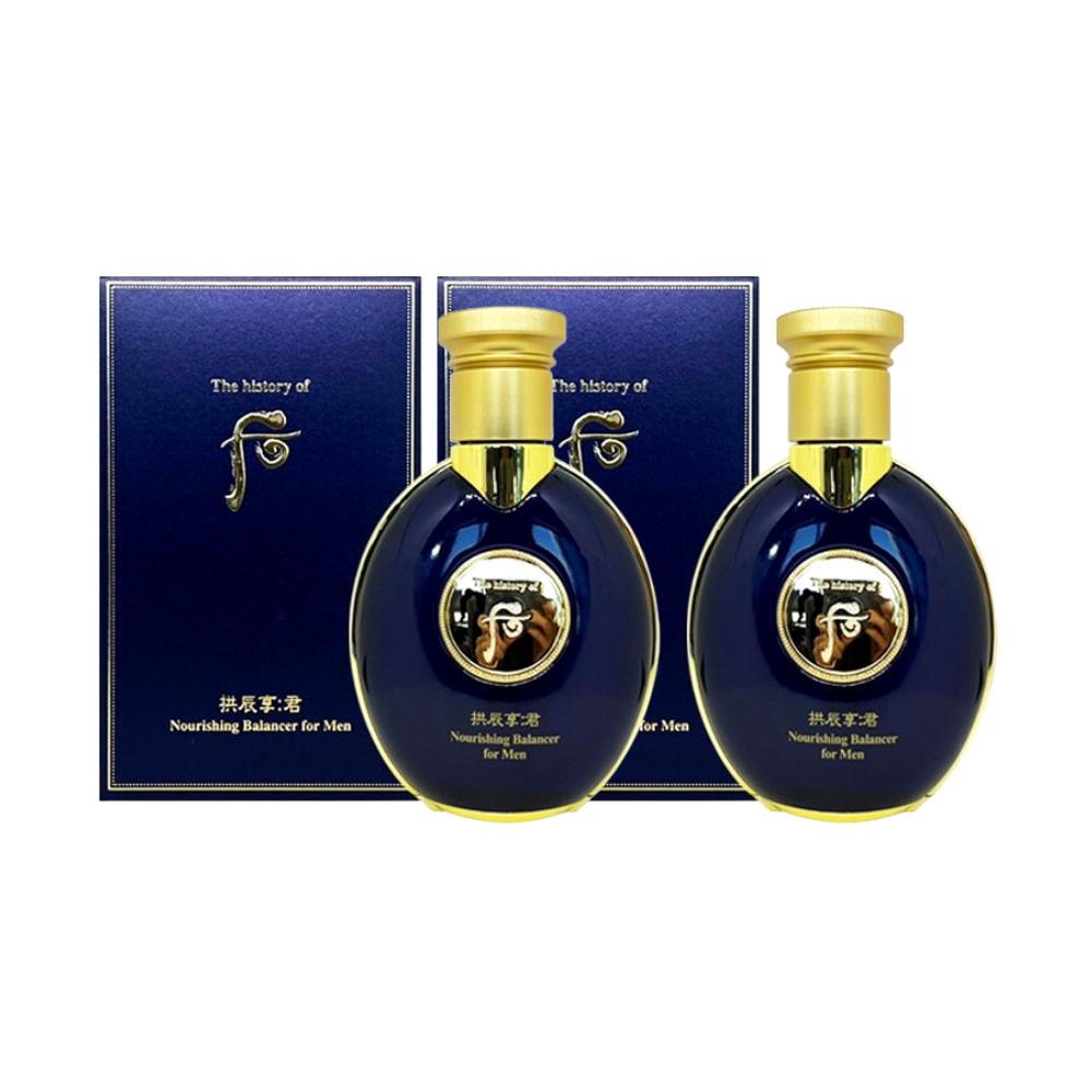 The history of whoo Gongjinhyang Gun Питательный балансир для мужчин 140 мл Корейский травяной увлажняющий и восстанавливающий тонер Мужское увлажнение и энергия K-Beauty