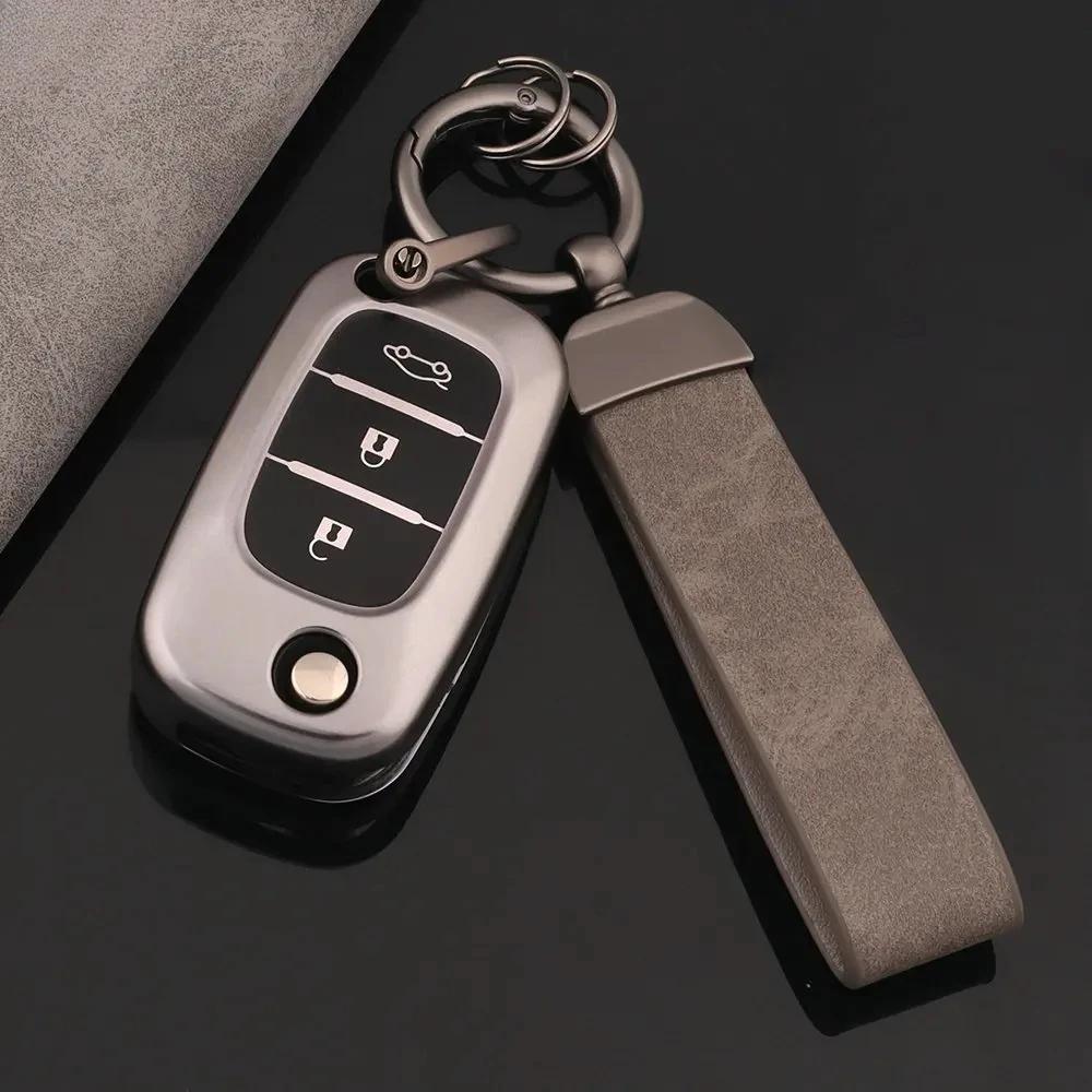 ТПУ Чехол-книжка для автомобильного ключа для Renault Fluence Clio Megane Kangoo Lacia Lada Largus Kalina Granta Vesta X-Ray Benz Smart Fortwo