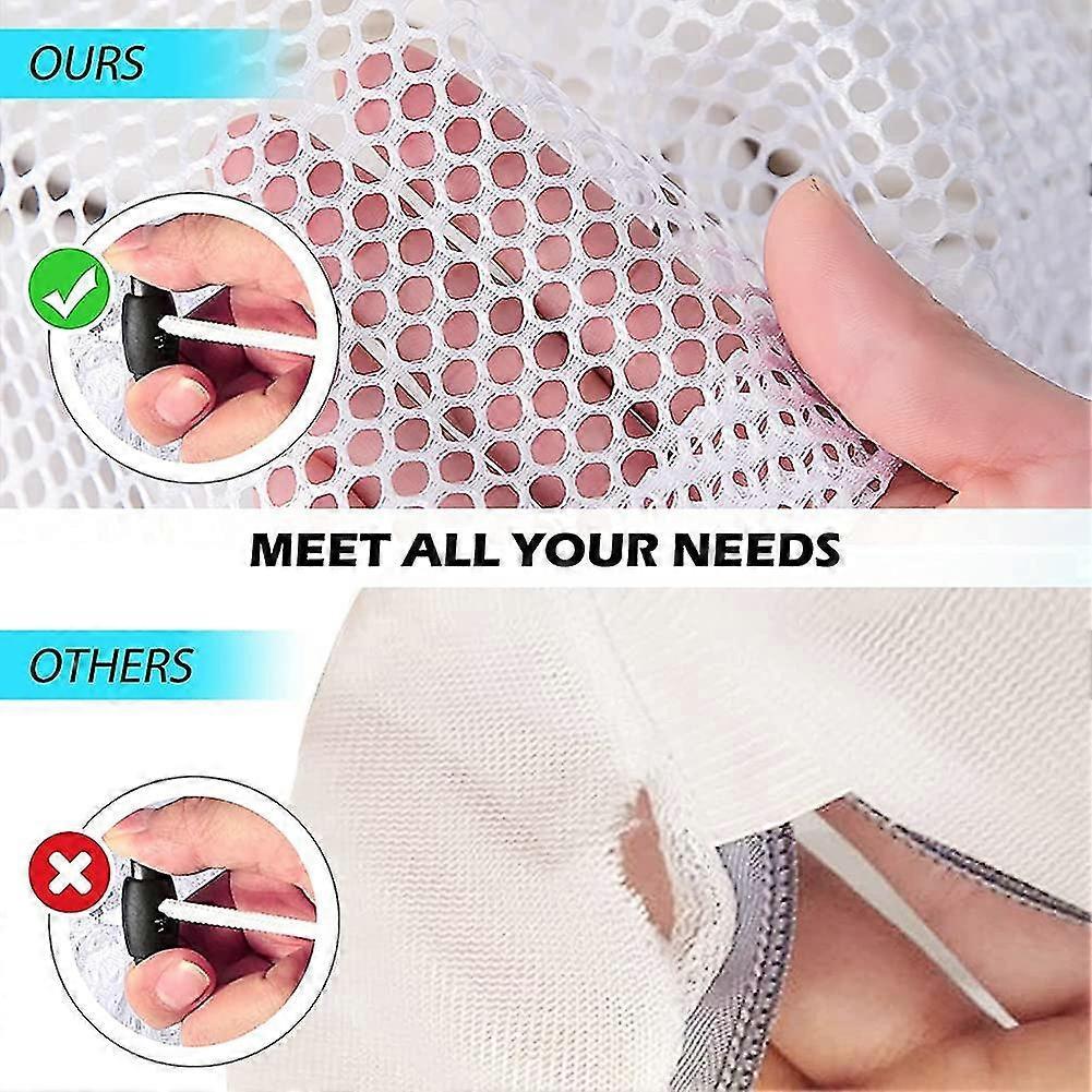 6 Pcs Laundry Bags Washing Machine With Cord Locks Laundry Nets For Laundry Bag