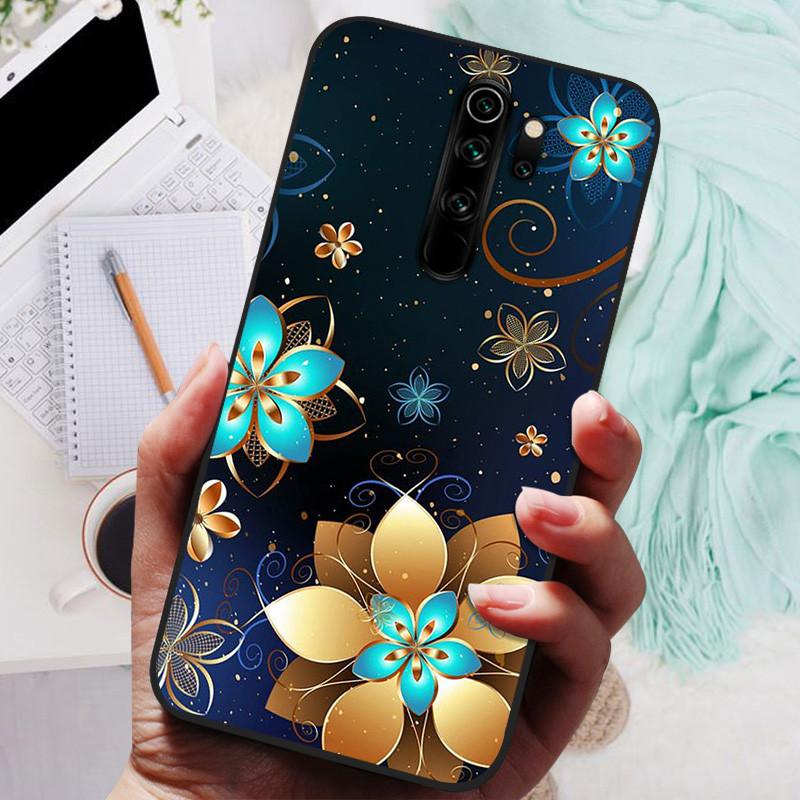 Чехол для телефона Xiaomi Redmi Note 8 Pro, силиконовый, милый, черный бампер, мягкий ТПУ, чехол-бампер для Redmi Note8 Pro 8Pro, задняя крышка, Fundas