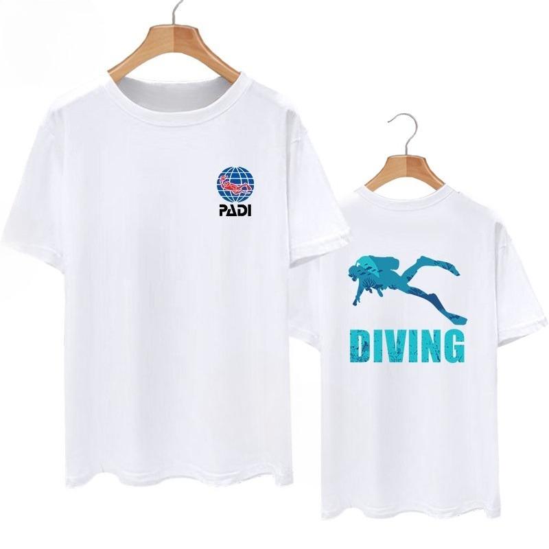 CMAS World Underwater Association PADI Diving Instructor Association Tshirt Unisexs Clothing and Womens 2026 Summer New T Shirt